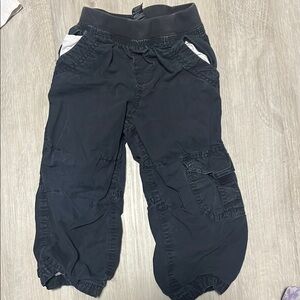 4/$20 George Kids Black Cargo Pants 2T